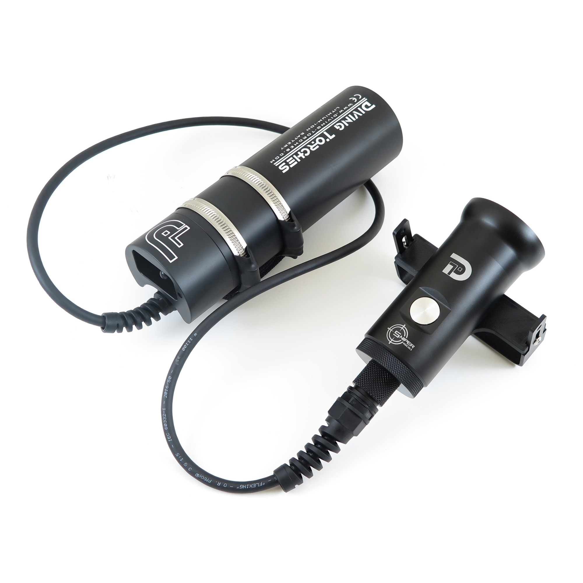 Illuminatore Speleo SNIPER 2500 con focale da 4° - 2500  Lumen + Canister 10.4Amp - immagine 5